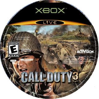 Call of Duty 3 (USA) Game Disc